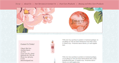 Desktop Screenshot of jbeautyskincare.com